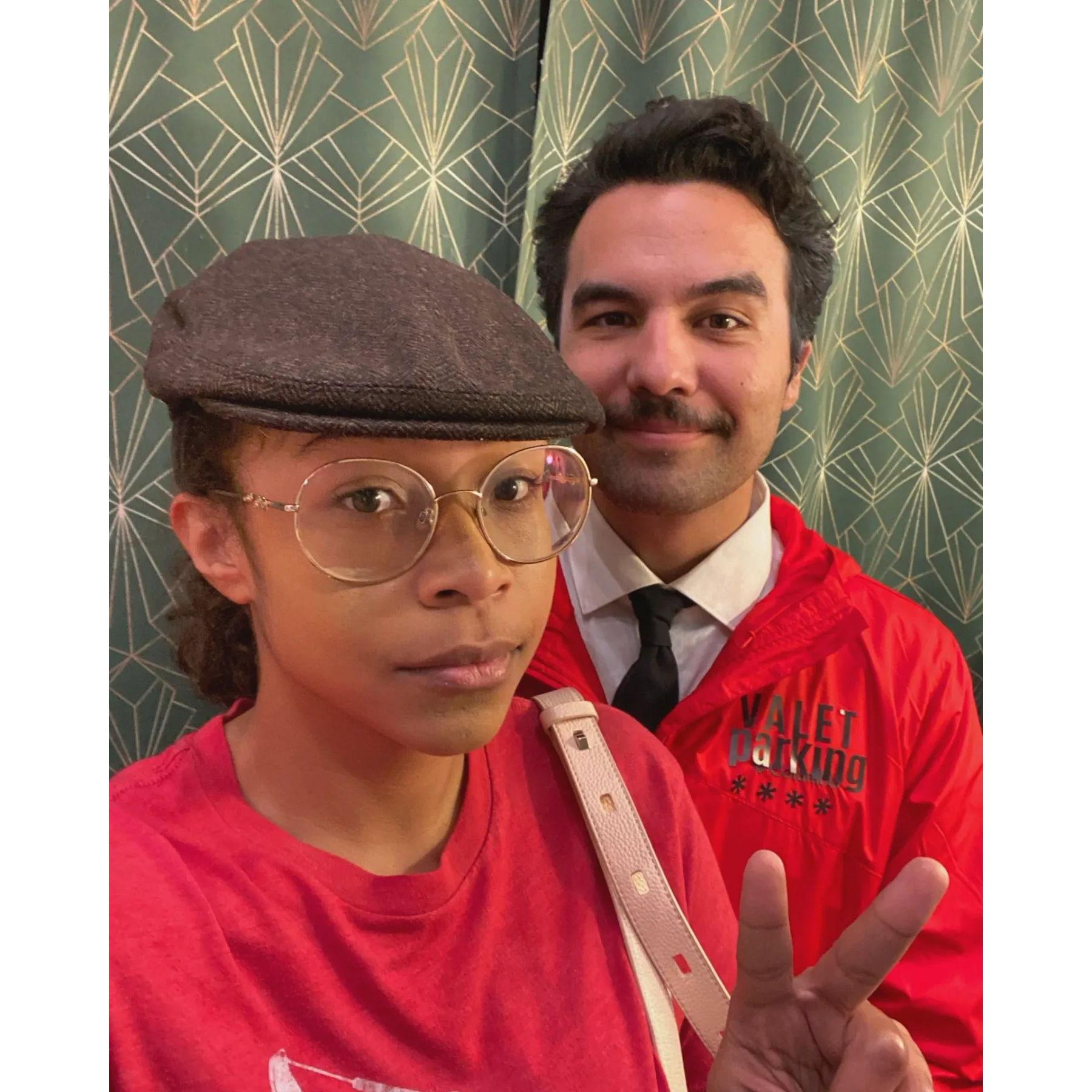 Irish and Ashlyn as Tio Tico and Tati from HBO's Los Espookys. 2022