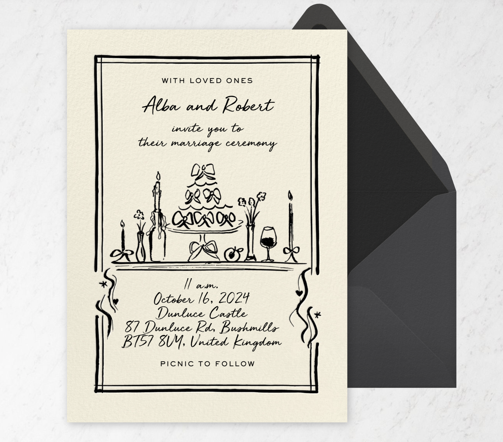 The Wedding Website of Robert Candelaria and Alba Stark
