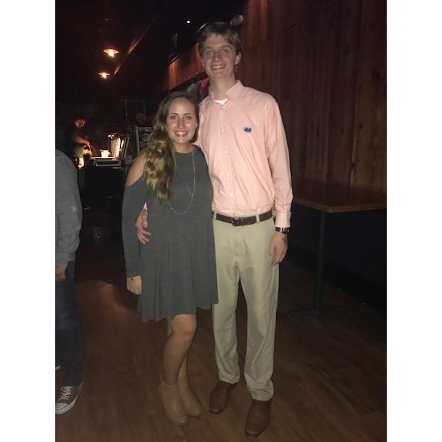 Our first date... Conner took me to a fancy sushi restaurant and then a concert in downtown Gainesville :)