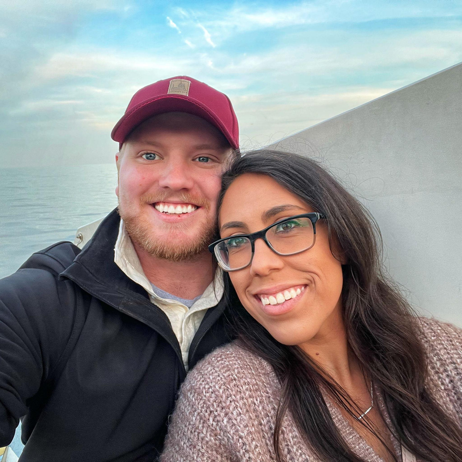 On a sunset cruise in Barcelona, Spain - New Year's Day 2023 <3