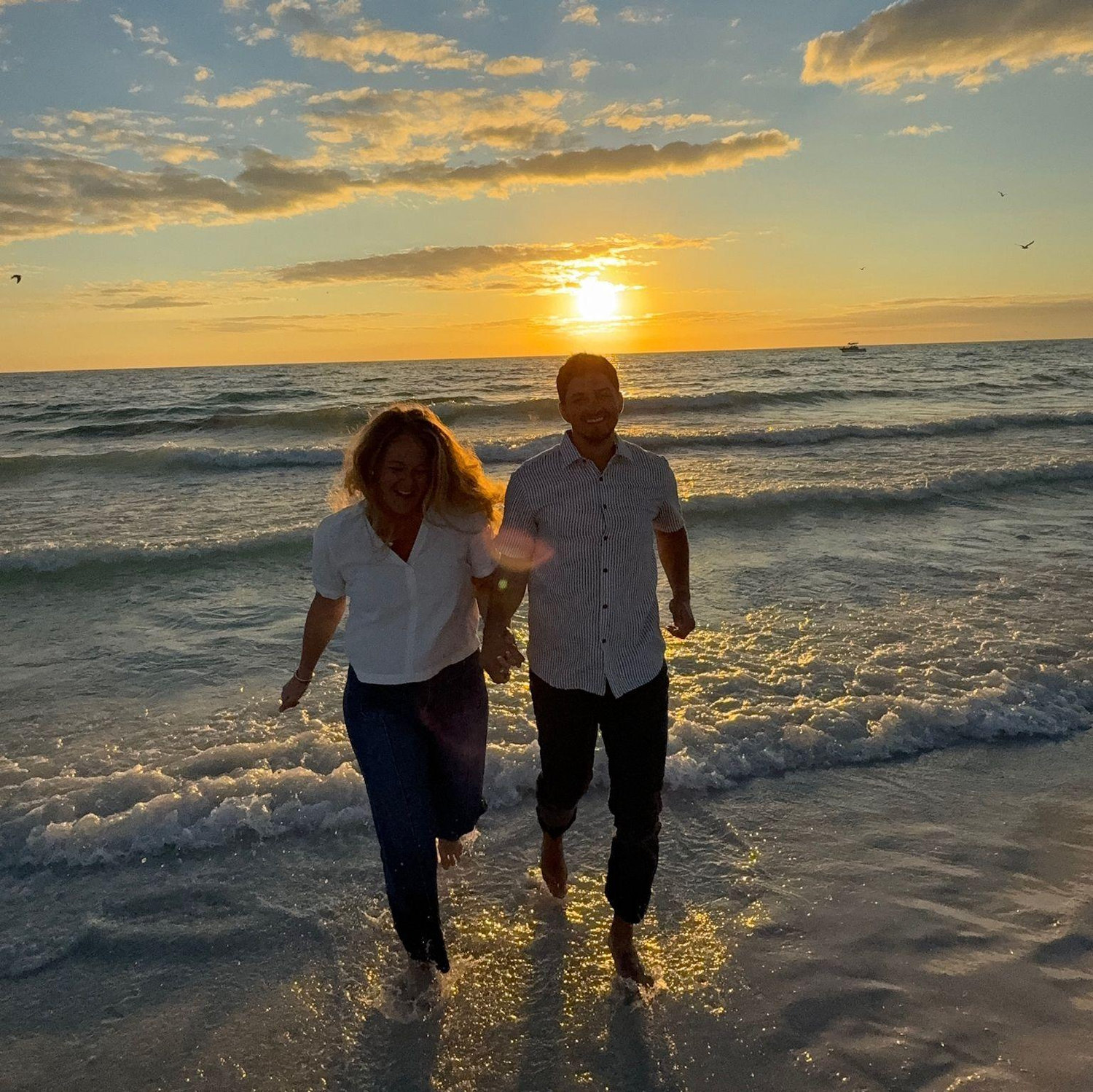 We even fully committed to running into the ocean! We had a blast!