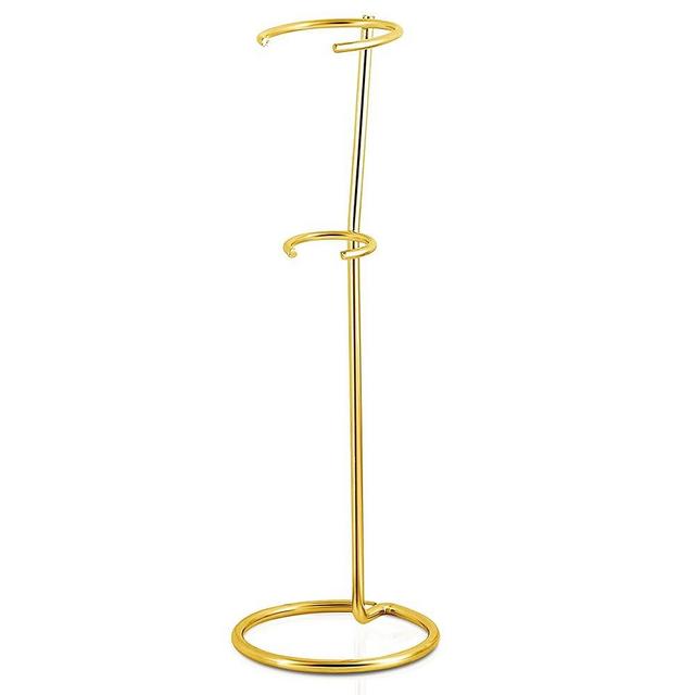 Zulay Kitchen Original Frother Stand for Milk Frothers - Heavy Duty, Premium Milk Frother Holder for Multiple Types of Handheld Frothers (Gold)