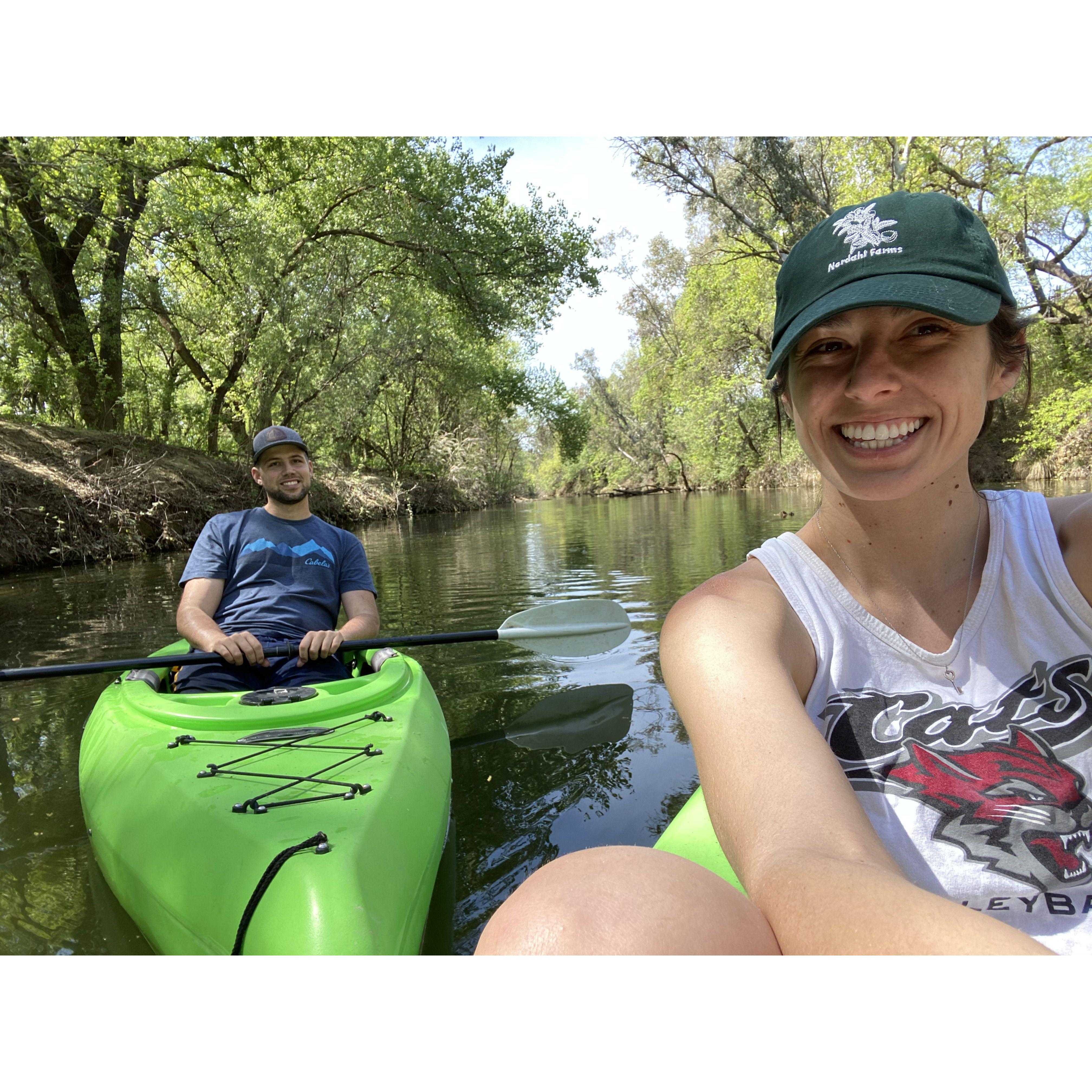 Our first kayaking adventure!