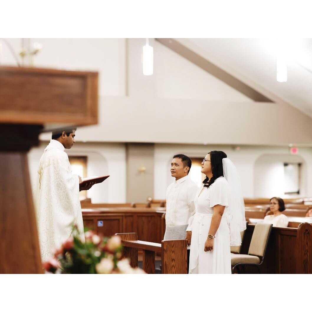 The wedding ceremony