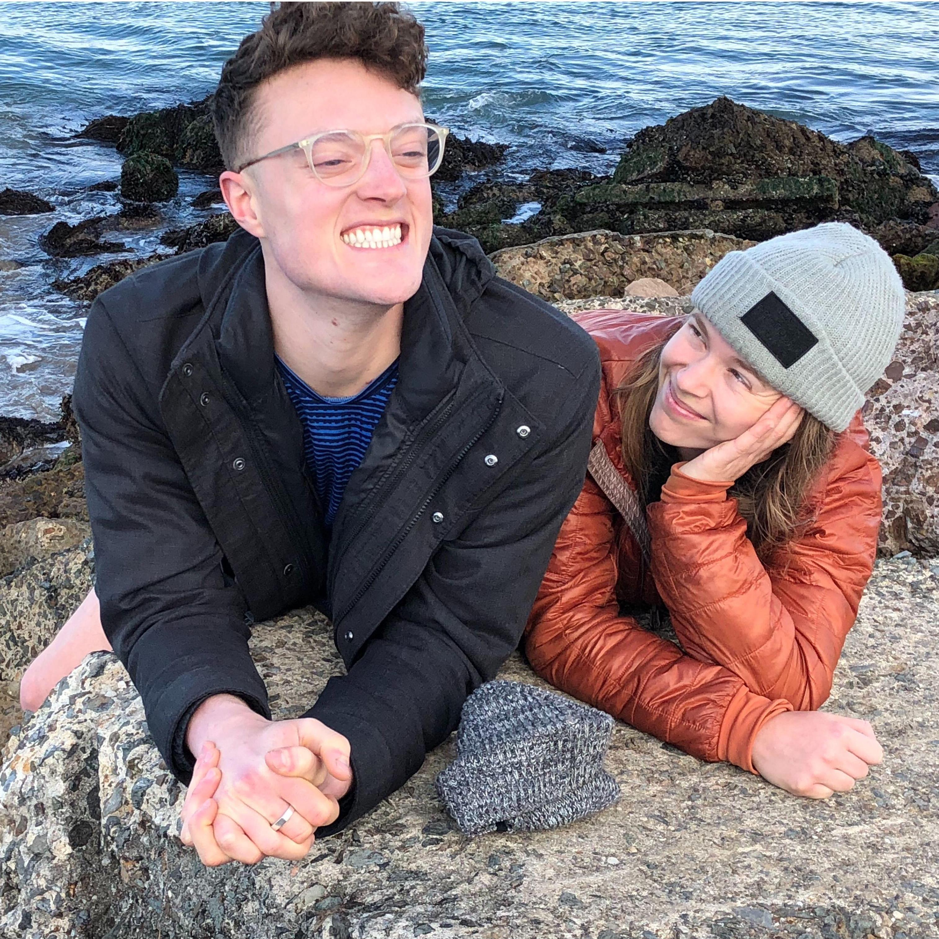 Cheesin' in the Marina.