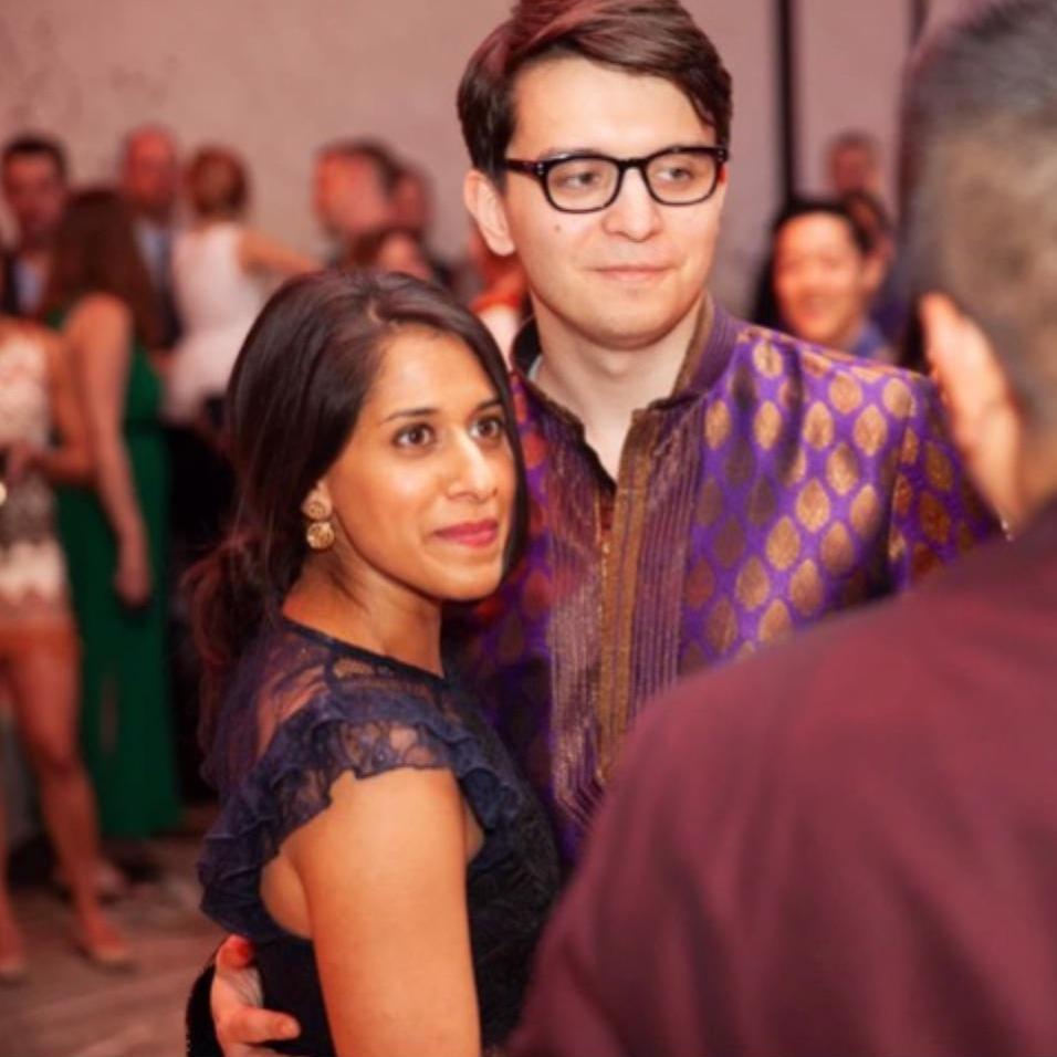 At Cassi and Rishi's wedding in Milwaukee