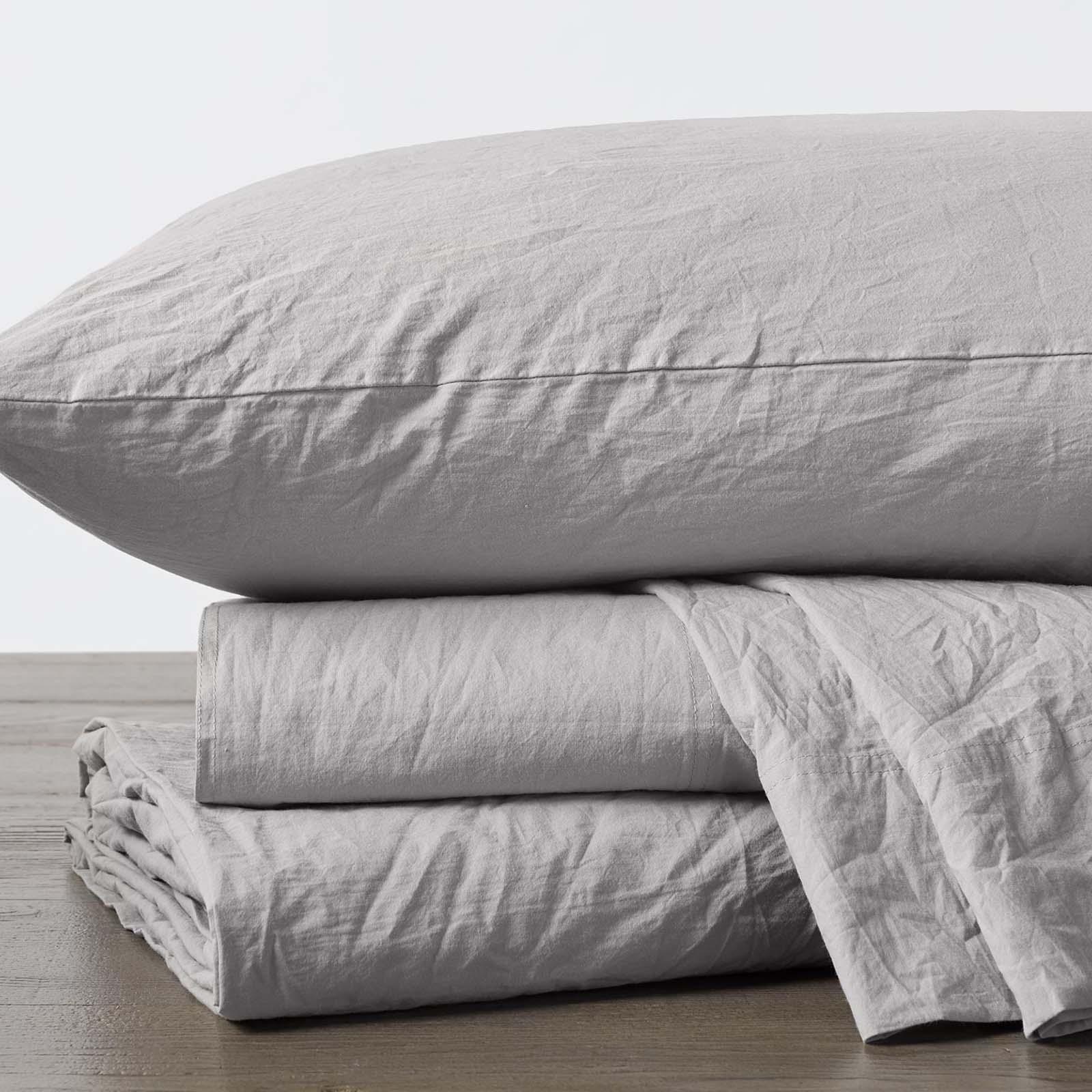 Coyuchi, Organic Crinkled Percale 4-Piece Sheet Set - Zola