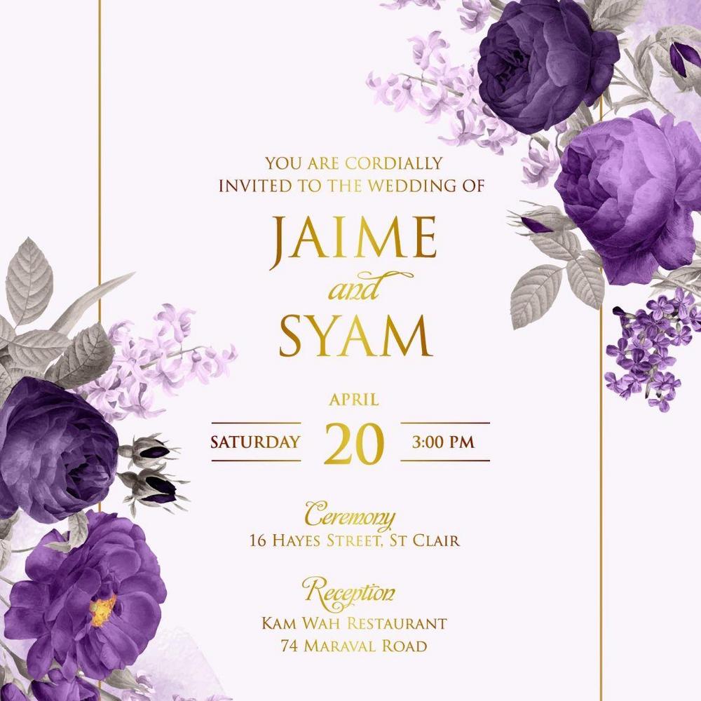 Jaime Lovelace and Syam Asgarali's Wedding Website