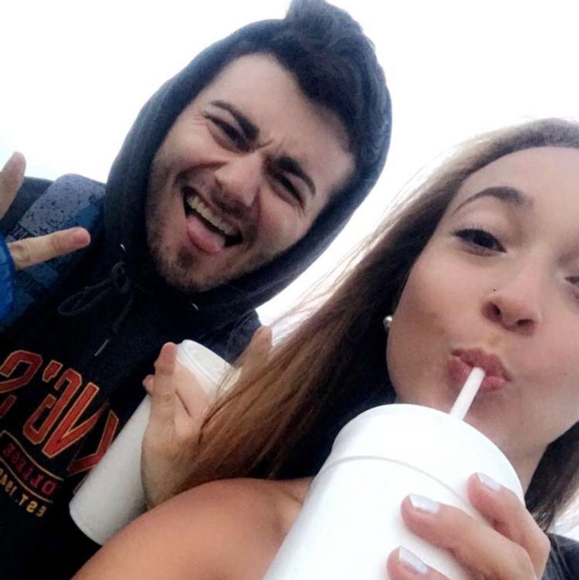 One of our first pictures together (10/5/2018)! We grabbed milkshakes at Annie's before heading to the 1,000 mile view to hang out!