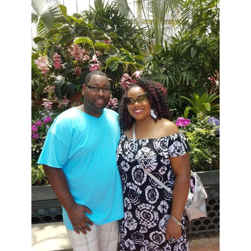 Checking out the Biltmore garden!