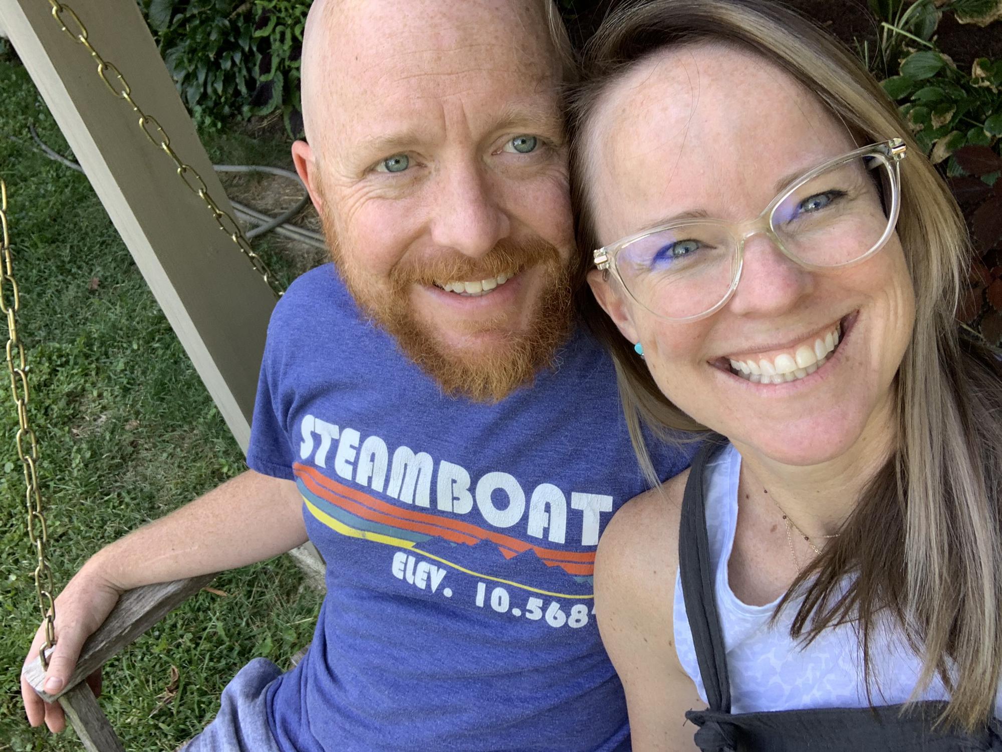 The day before we got engaged.  Little did I know!