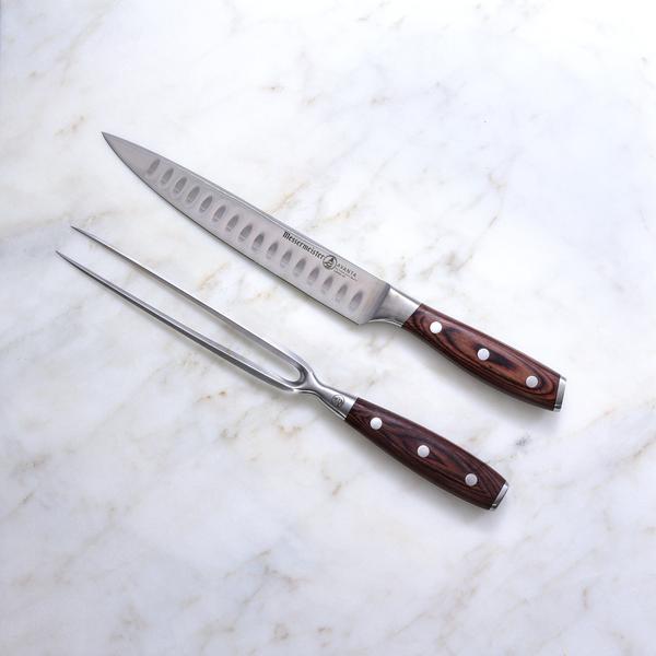Avanta 2 Piece Pakkawood Kullenschliff Carving Set