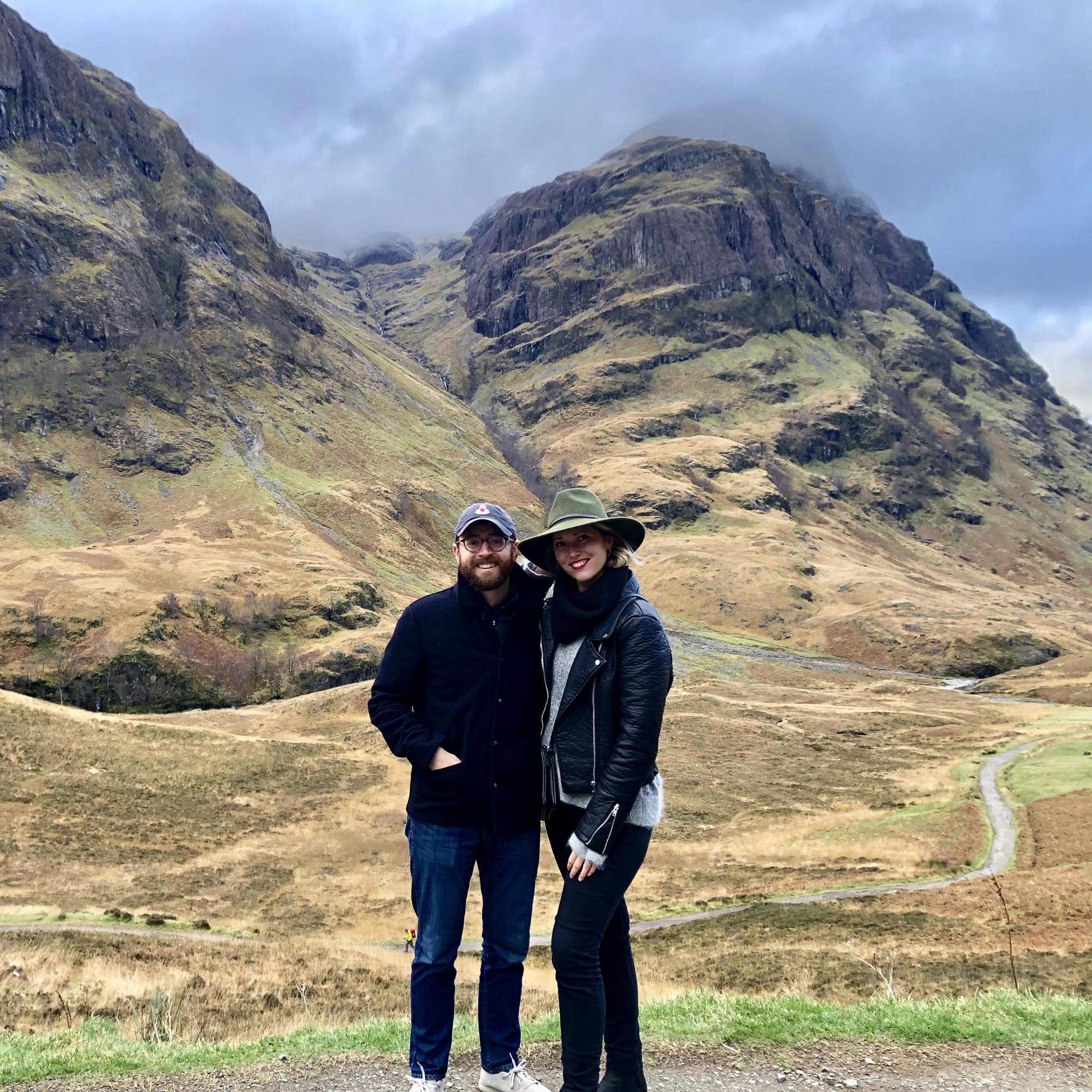Basking in the incredible views of the Scottish Highlands in 2018 (a big travel year for us!).