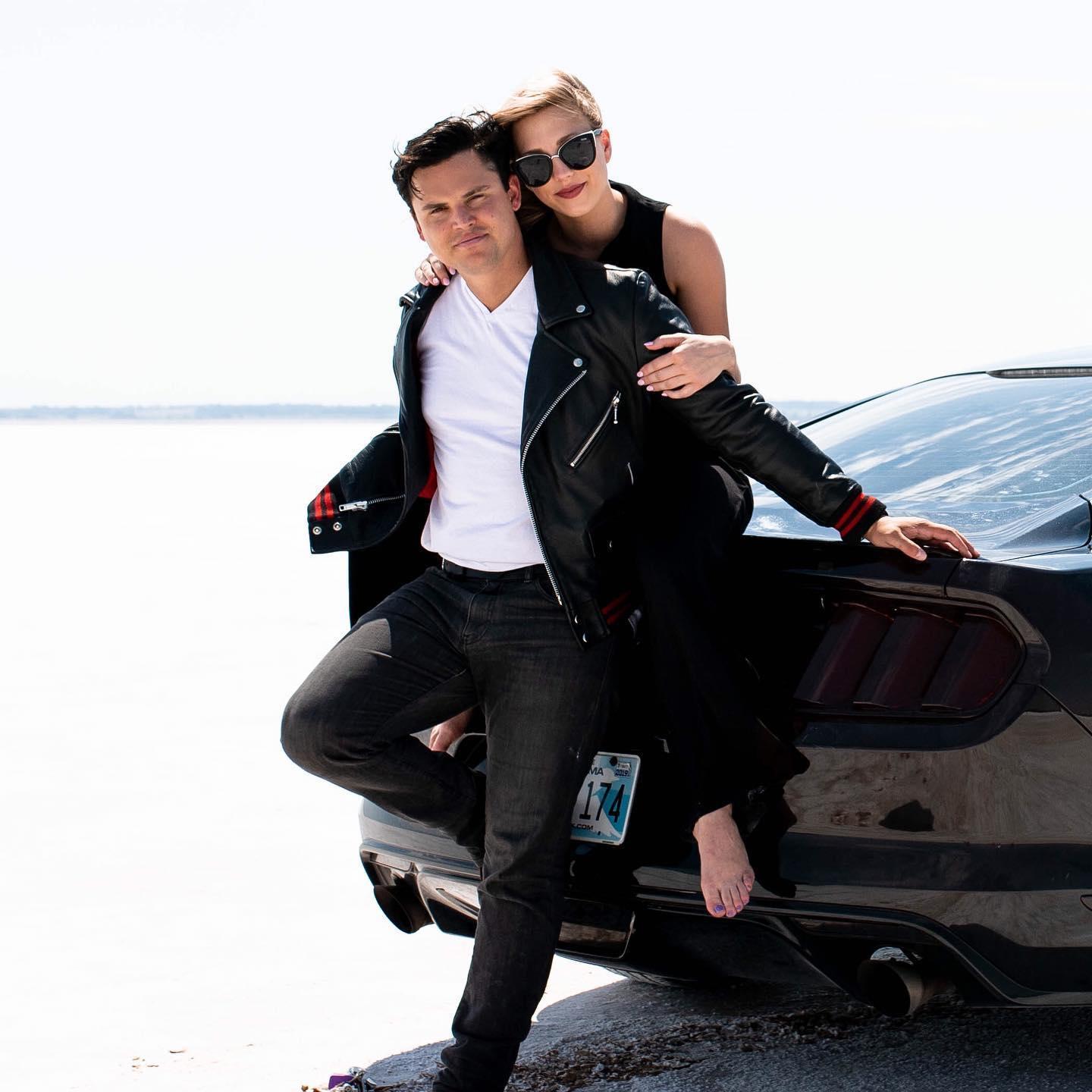 That one time Grant and Becca were asked to be models for a day.