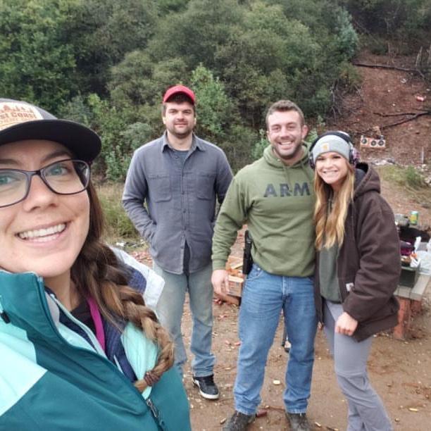 The first photo we took together! Cow Mountain, December 2019
