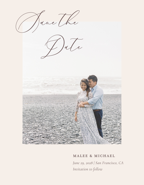 Evora Photo | Linen | Zola Save The Dates