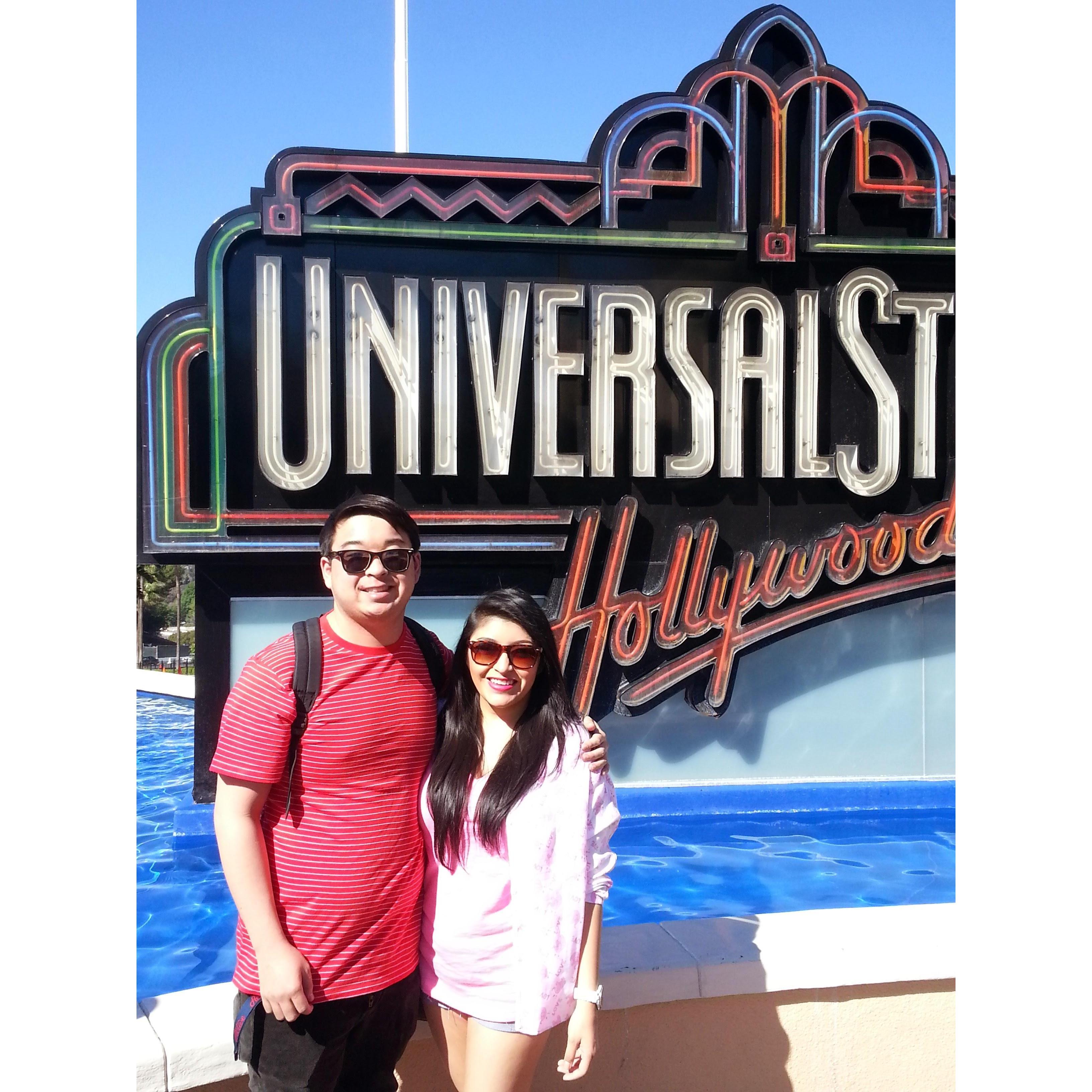Valentine's Day at Universal Studios. February 2014