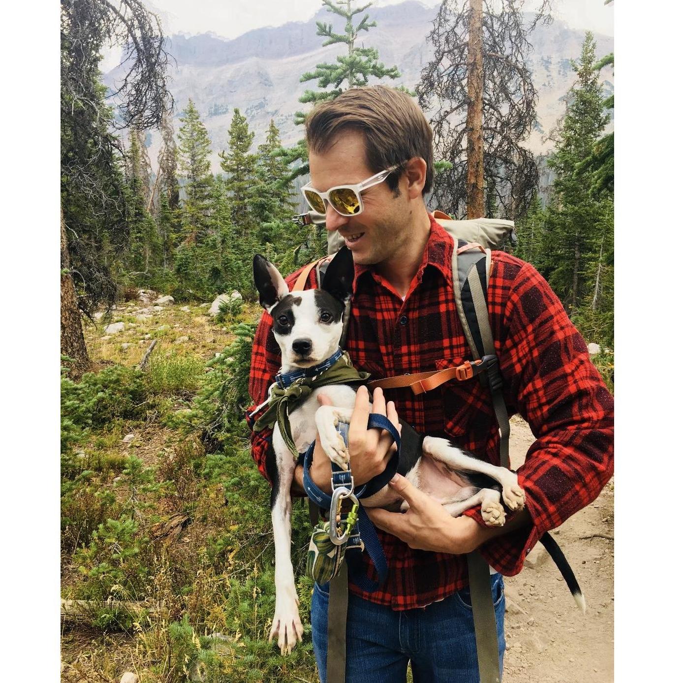 Ollie's first hike!