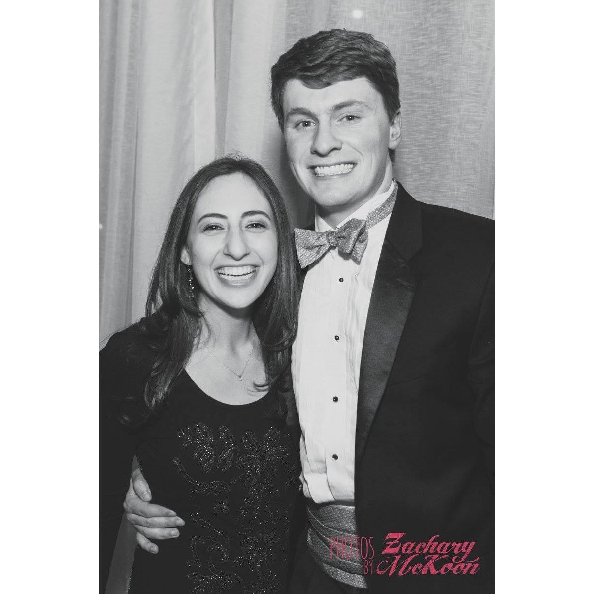 Senior year semiformal at Tech