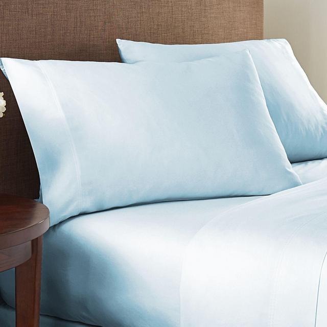Nestwell™ Egyptian Cotton Sateen 625-Thread-Count King Sheet Set in Illusion Blue