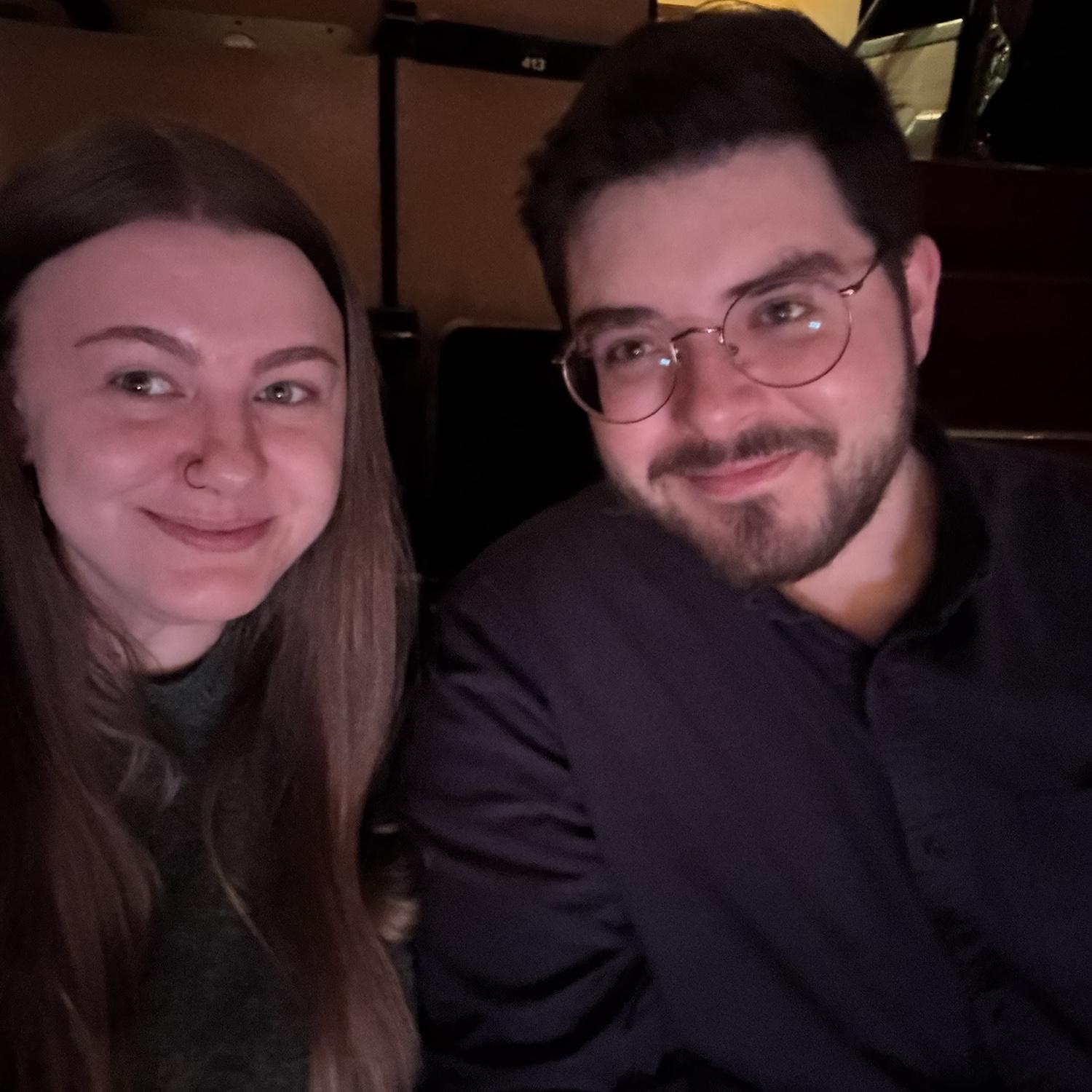 Jackson and Lindsay at the Naruto Symphony for their 8th anniversary