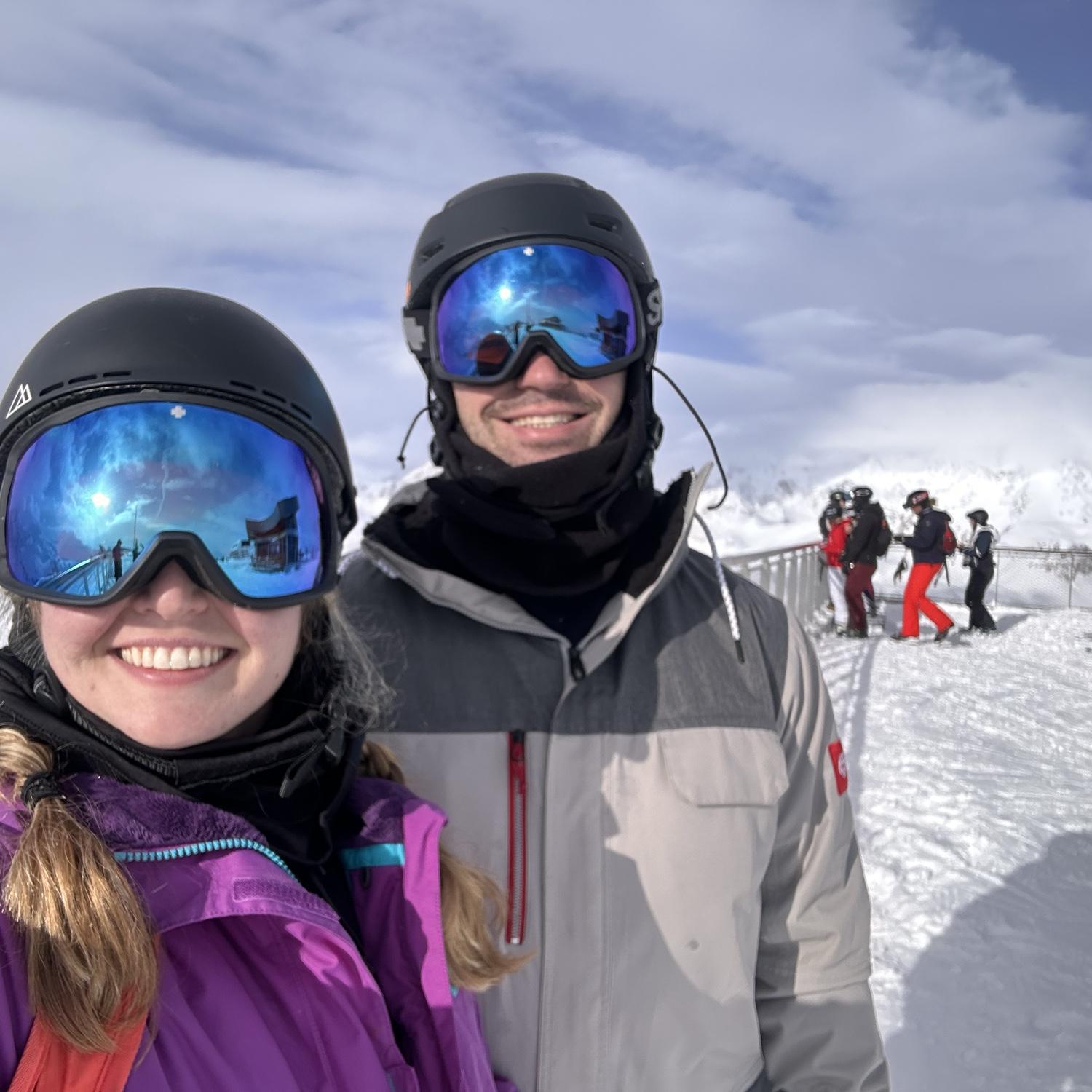 In Tignes, France to ski and snowboard, January 2024