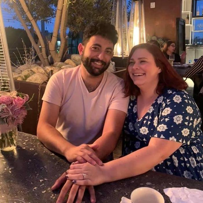 Celebrating at Dinner!