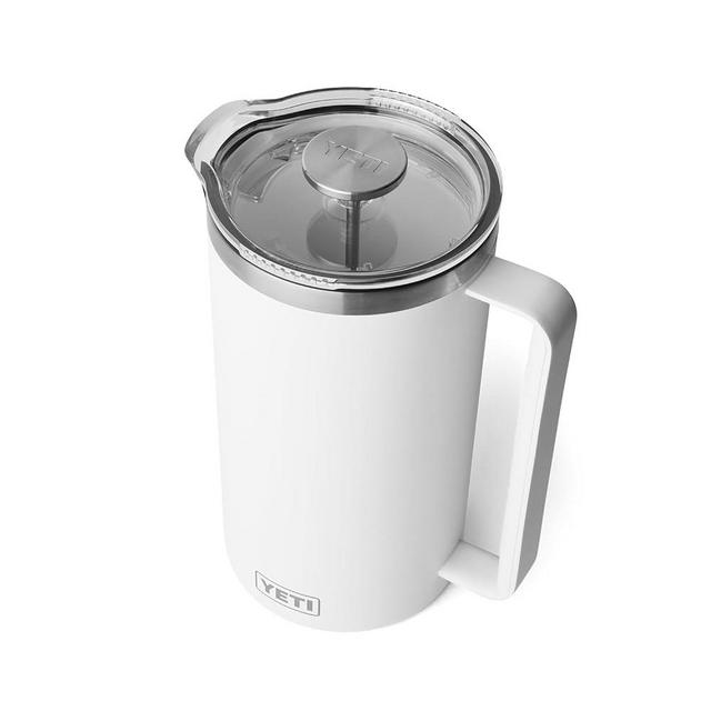 YETI Rambler 64 oz. French Press Coffee Maker, White