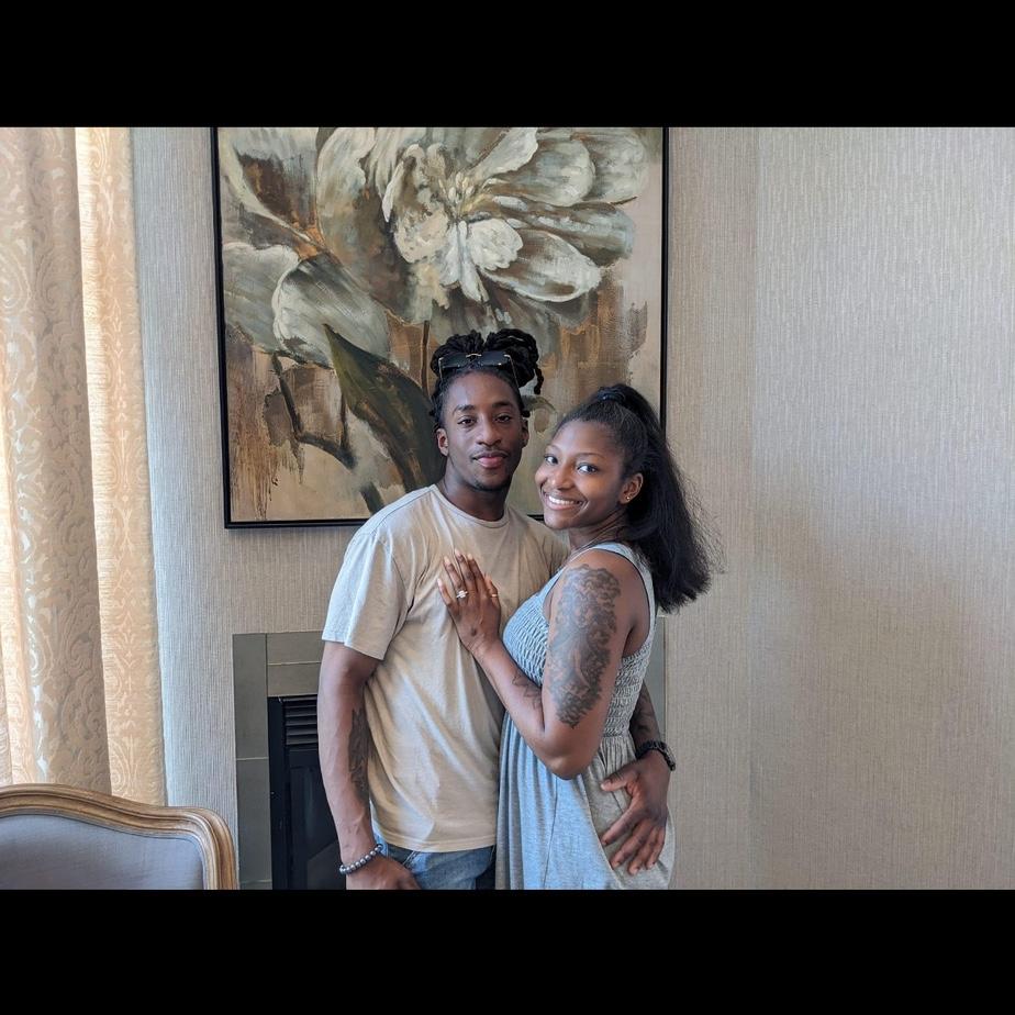 Day after proposal in Perrysburg, OH