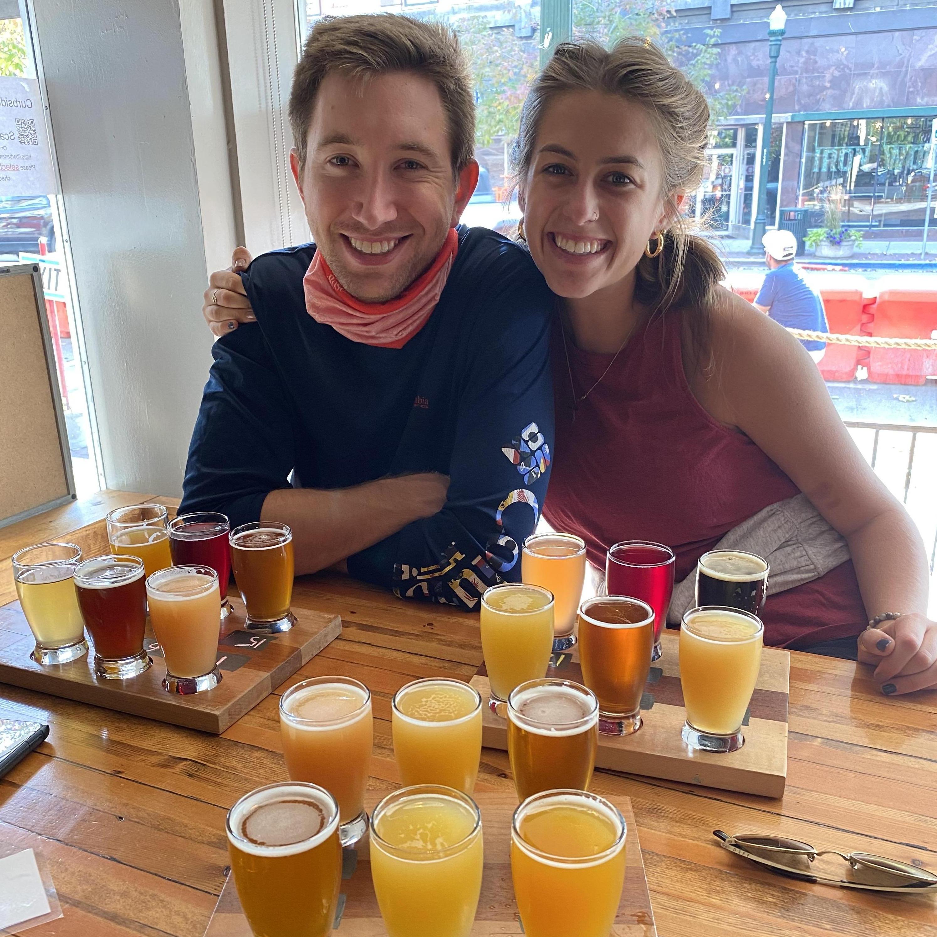 Beer tastes really good in Boise