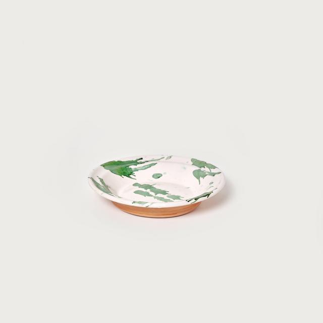 Green Splatterware Pasta Dish