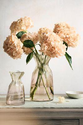 Rose Ombre Glass Vase