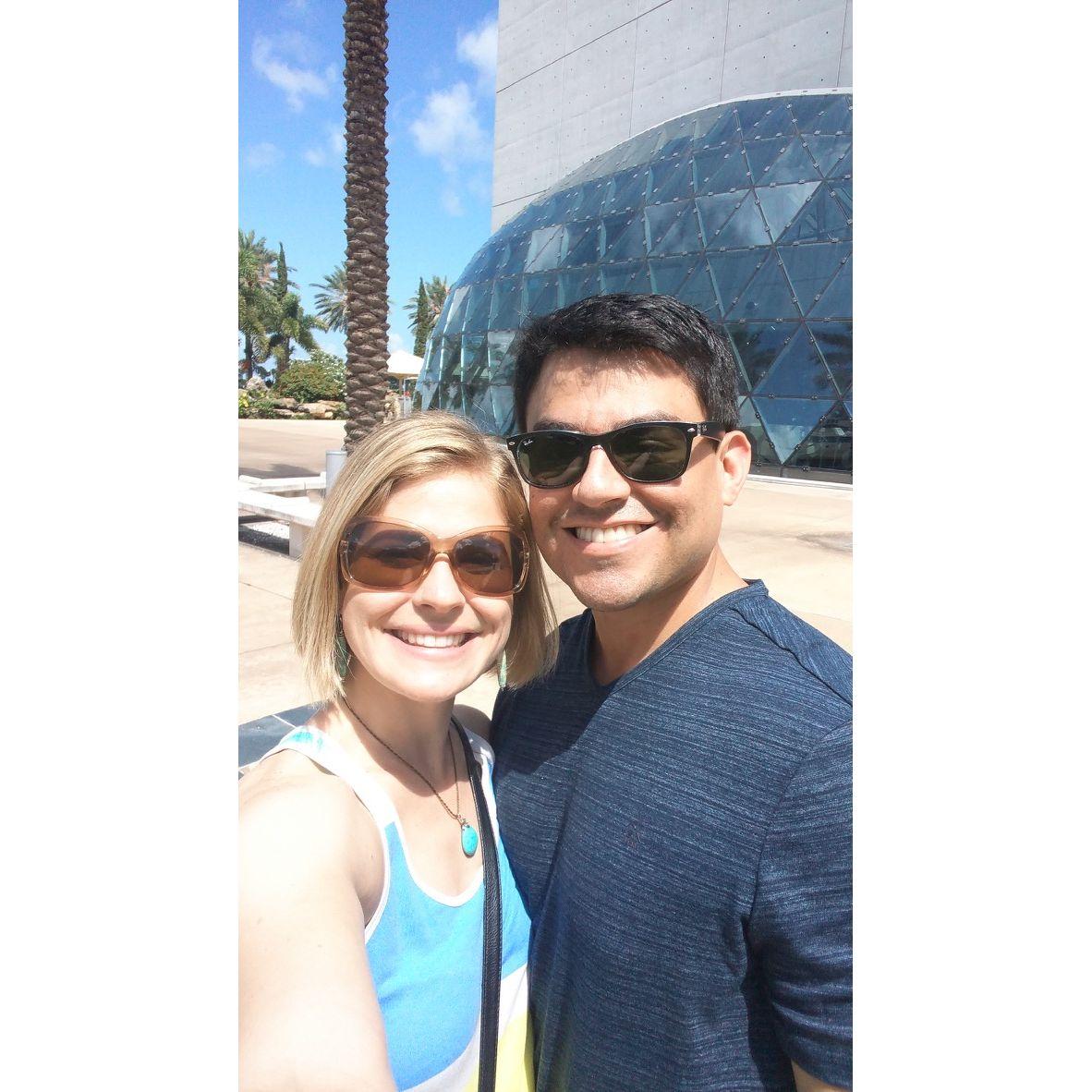 Our first proper date at the Dalí museum