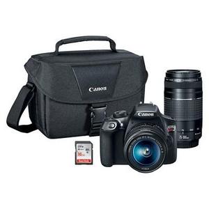 Canon® EOS Rebel T6 Kit w/ 18-55mm IS Lens, 75-300mm Zoom Lens, Canon Bag and 16GB SD Card
