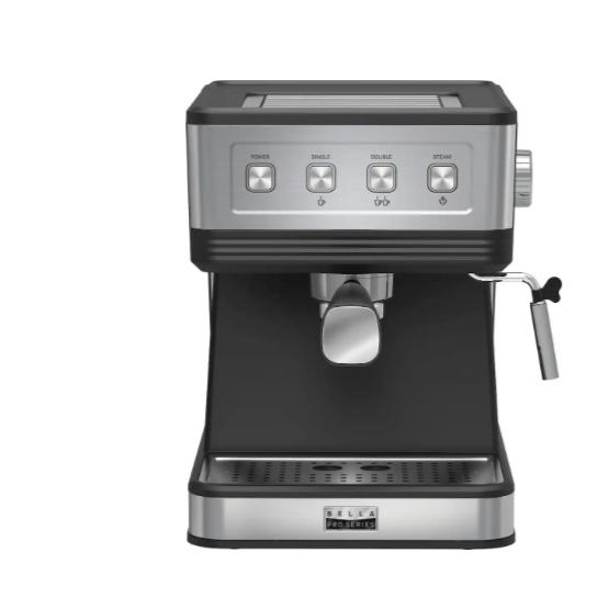 bella PRO - Barista Elite Espresso Station with 20 Bars of High Pressure - Black