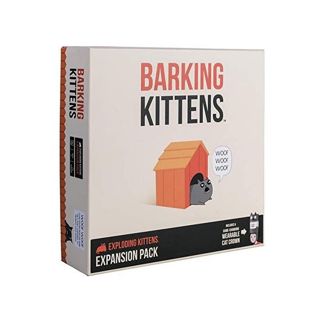 Barking Kittens: This is The Third Expansion of Exploding Kittens Card Game - Family-Friendly Party Games - Card Games for Adults, Teens & Kids