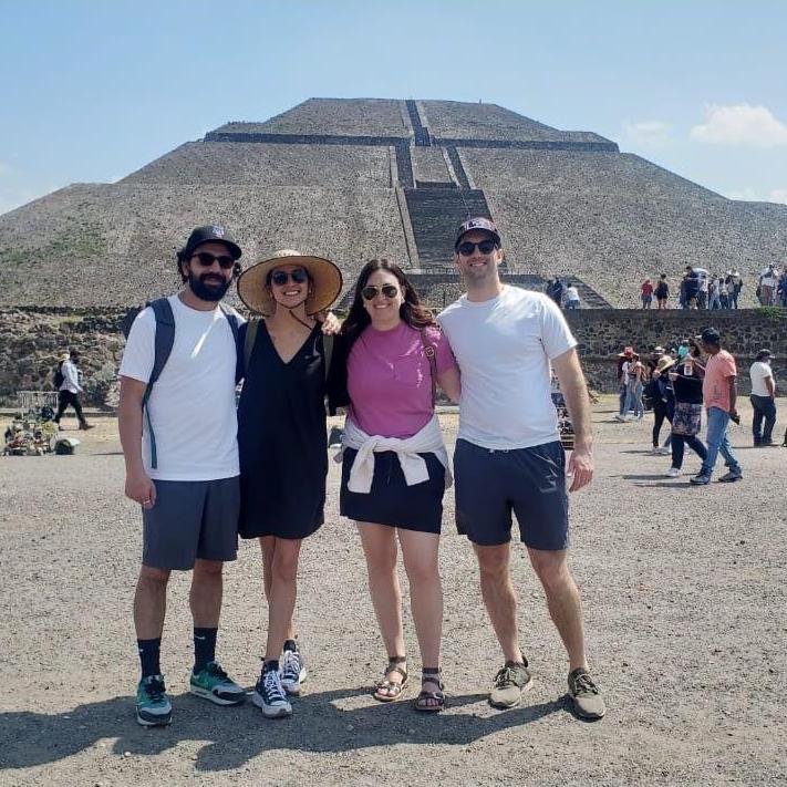 Visiting one of the 8 wonders of the world, Teotihuacan, did not hike to the top :(