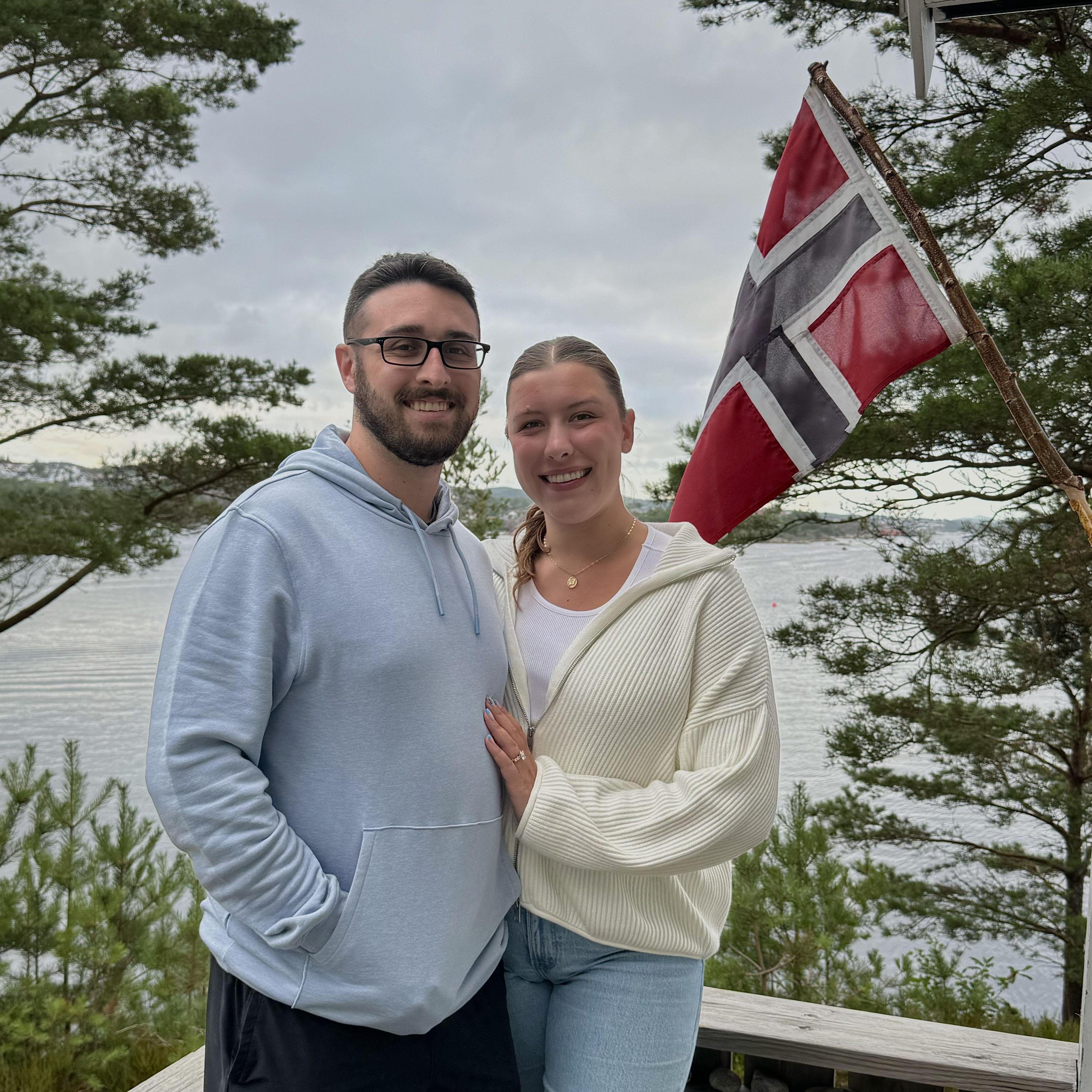 Johns first time in Norway!