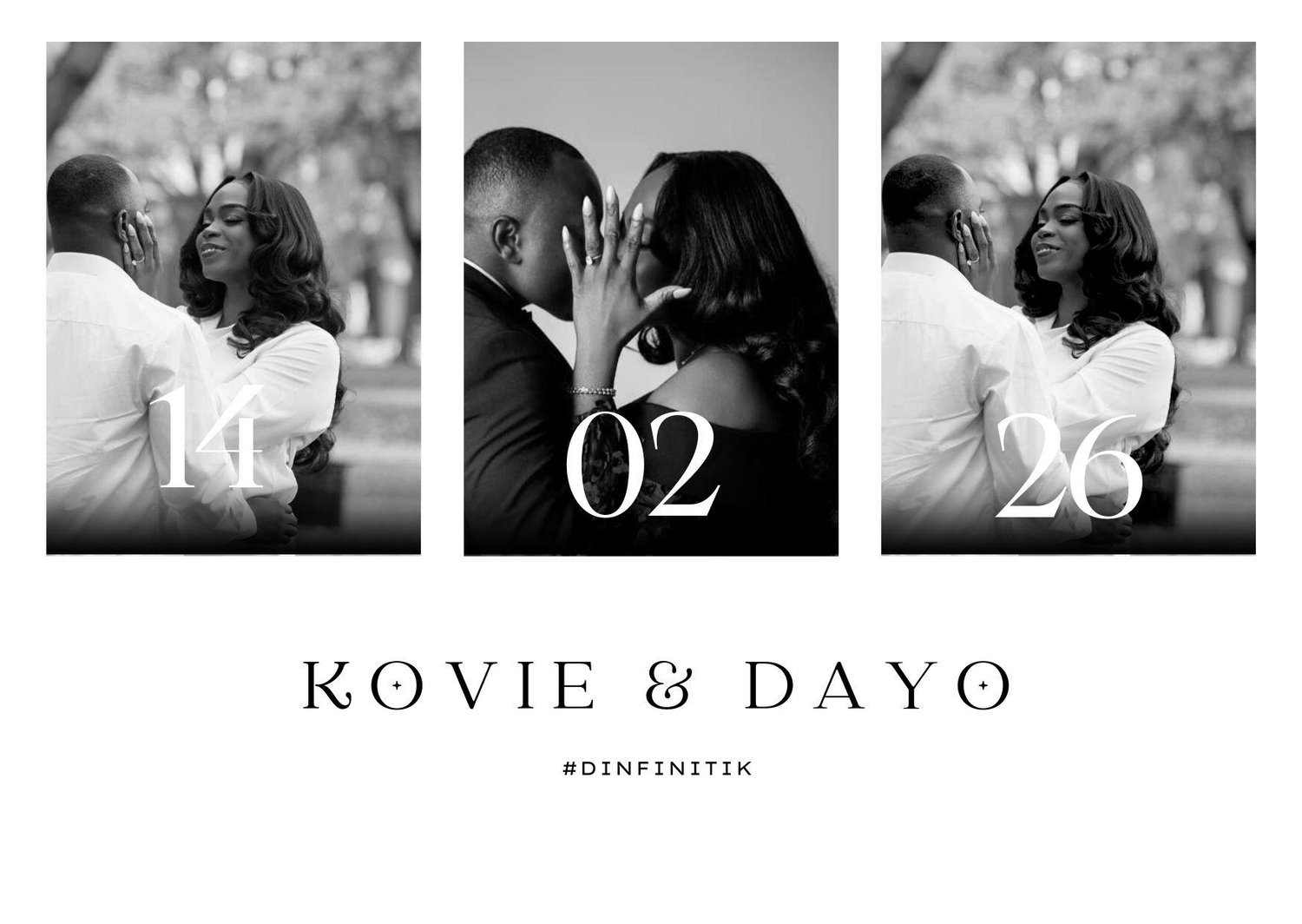 The Wedding Website of Toheeb Ekundayo and Kovie Evi-Parker
