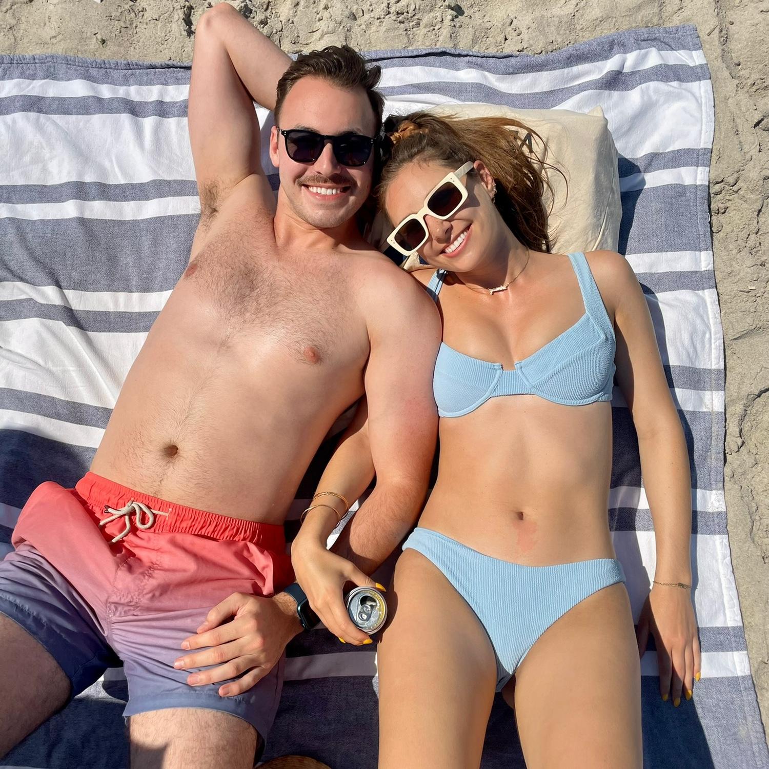 First trip to Rockaway Beach with Ryan and Gaines!