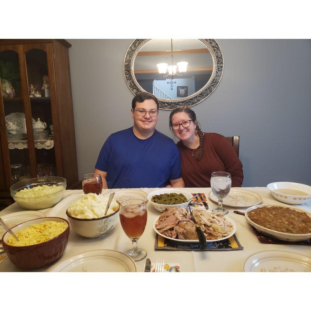 Thanksgiving with Kyler's family