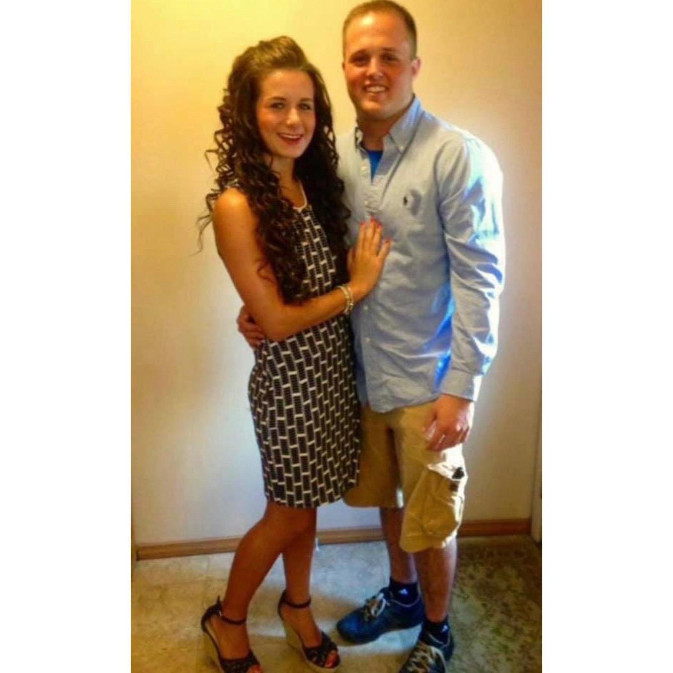 Our very first picture together, we were babies!