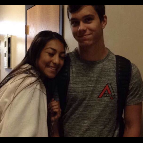 The first picture we took as a couple