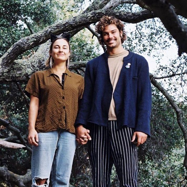 In our first year of dating... playing around in the Oaks in SB. Our stylish era
