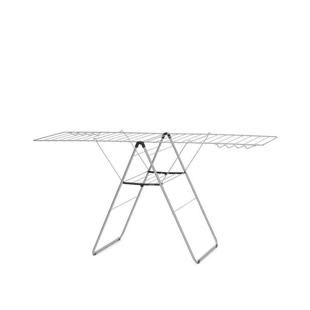 Brabantia HangOn Clothes Drying Rack, 82", Metallic Gray