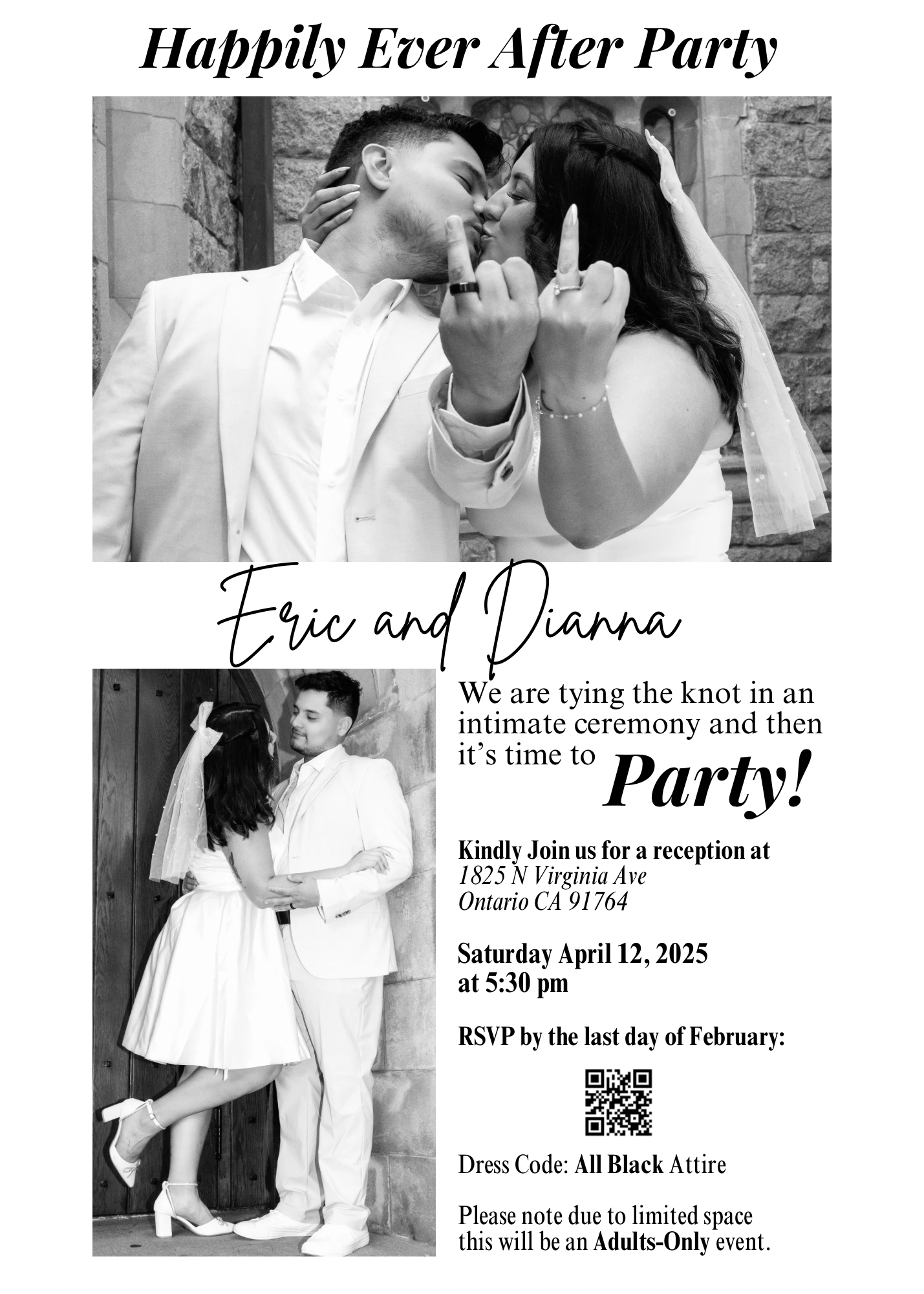 The Wedding Website of Dianna Peña and Eric Arceo