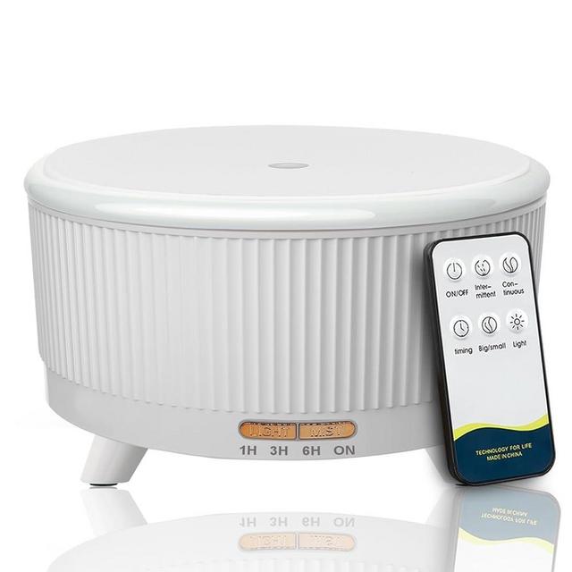 Diffusers for Essential Oils Large Room, 500ml Aromatherapy Diffuser Cool Mist Humidifier with Remote Control,7 Colors Lights & 3 Mist Mode Waterless Auto Off for Women Office Home W