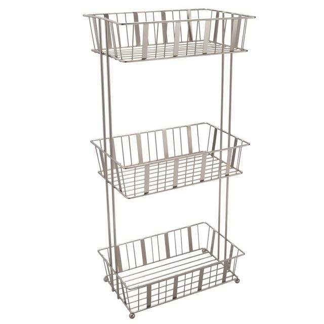 3-Tier Aristo Spa Tower Silver - Laura Ashley