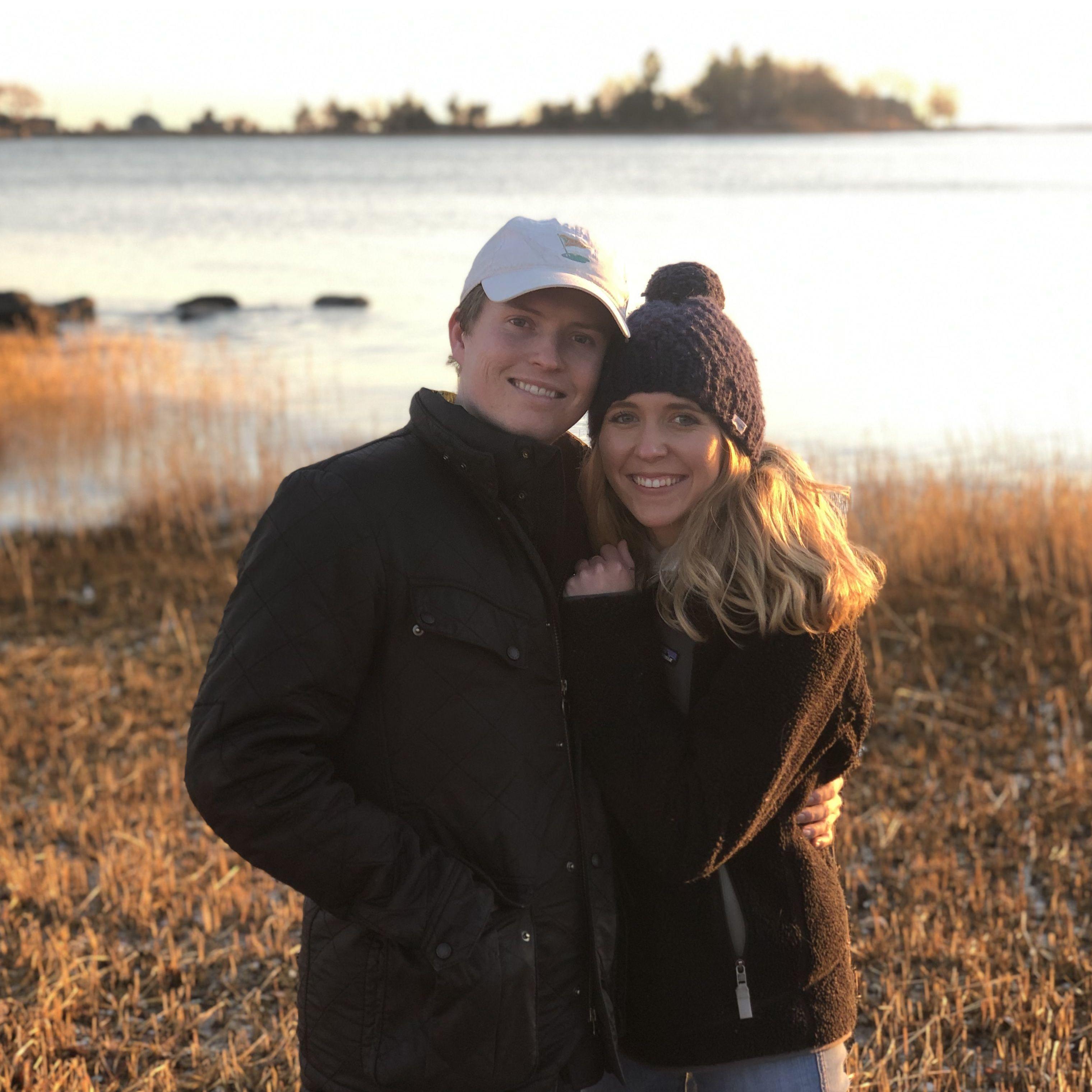 Our first Thanksgiving together in Guilford with Lucas's mom in 2019