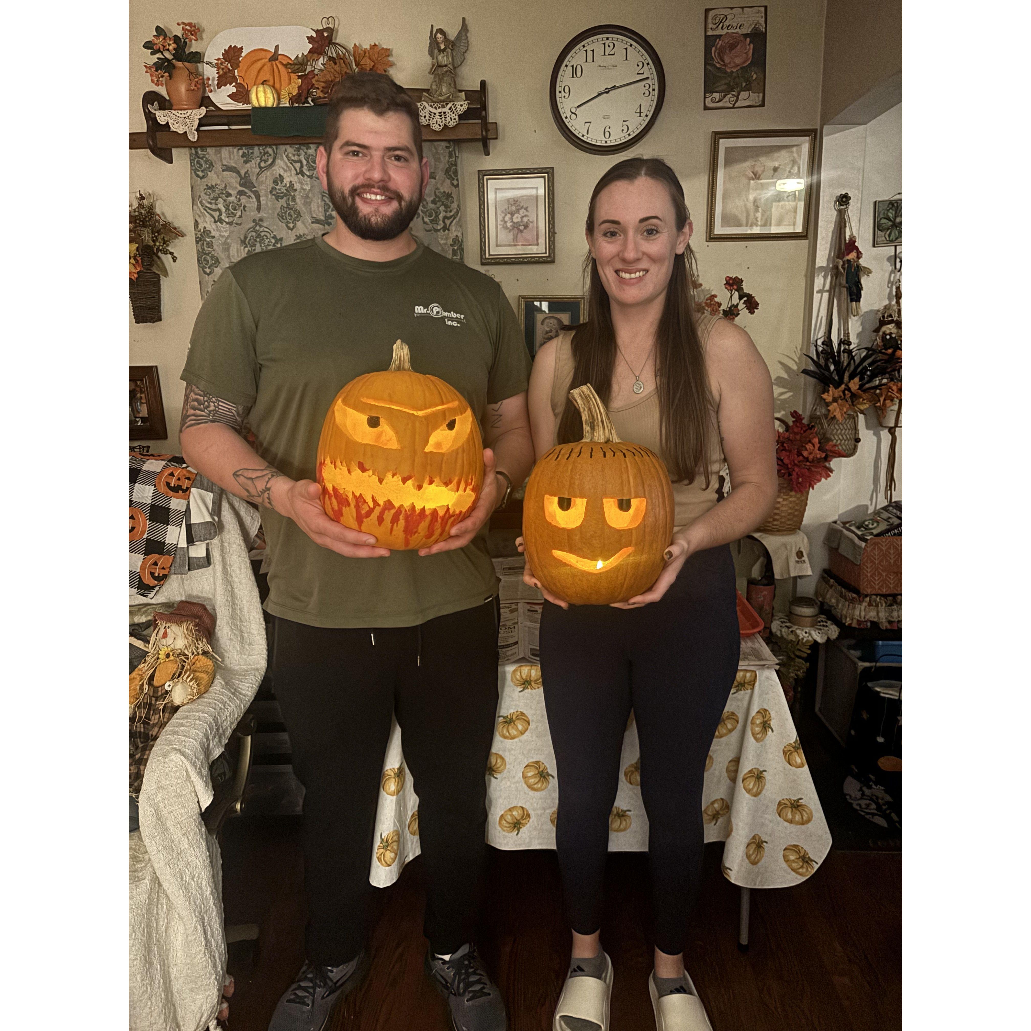 First of many pumpkins together :)